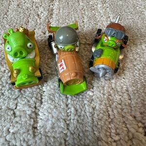 Green Pig Angry Birds Telepod Racer Set